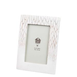 PORTAFOTOS RESINA BLANCO 10x15 CM