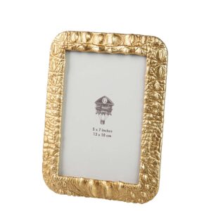 PORTAFOTOS RESINA DORADO 13x18 CM