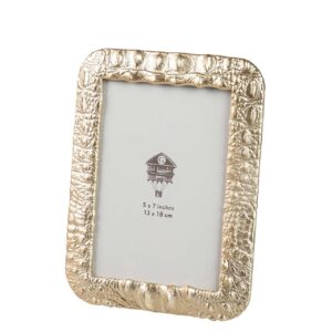 PORTAFOTOS RESINA DORADO 13x18 CM