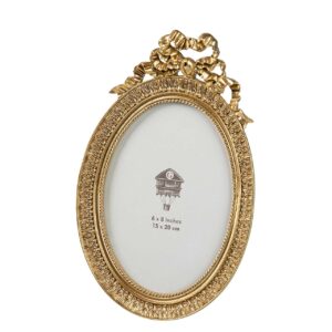PORTAFOTOS RESINA DORADO 15x20 CM