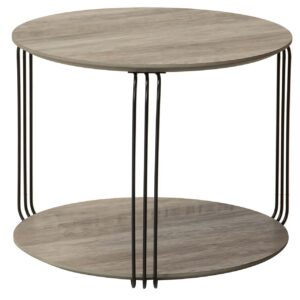 MESITA AUX. MDF METAL VINILO K/D 50x50x40 CM