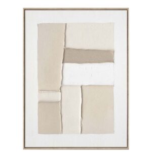 CUADRO ABSTRACTO 100% PINTADO A MANO 60x5x80 CM