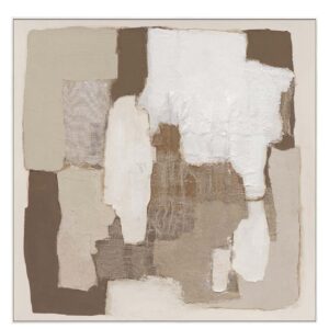 CUADRO ABSTRACTO 100% PINTADO A MANO 120x5x120 CM