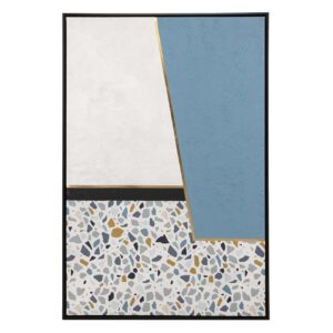 CUADRO ABSTRACT MARCO 30% PINTADO MANO 83x5x123 CM