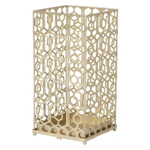 PARAGUERO METAL KD CHAMPAGNE 25x25x49 CM
