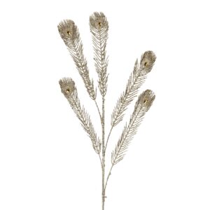 RAMA GLITTER PAVO REAL H. 94 CM