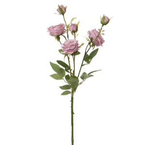 FLORES ROSAS POLIESTER ROSA 20x20x60 CM