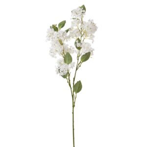 RAMA FLOR ALMENDRO POLIESTER BEIGE 25x25x90 CM