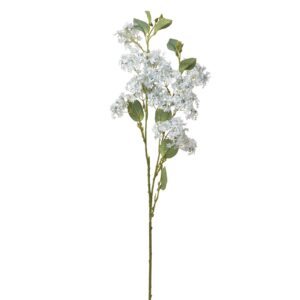 RAMA FLOR ALMENDRO POLIESTER AZUL 25x25x90 CM