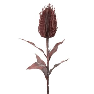 FLOR CARDO POLIESTER GRANATE 12x12x69 CM