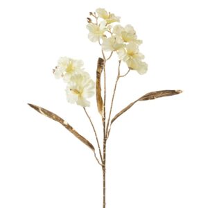 RAMA FLORES POLIESTER BEIGE 15x10x80 CM
