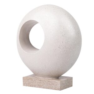 FIGURA DECORACION RESINA ABSTRACTA 28x15x32 CM