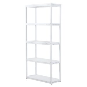 LIBRERO MADERA / METAL NASHVILLE 90x40x200 CM