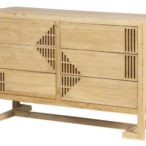 COMODA MADERA LOPBURI 120X45X76 CM