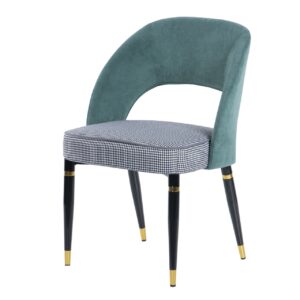 SILLA VELVET VERDE HOUSTON 56x58x83 CM