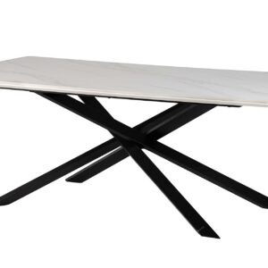 MESA COMEDOR CERAMICA METAL MONCTON 200x100x75 CM