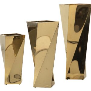 SET 3 MACETEROS 36x36x110 33x33x90 30x30x70 CM