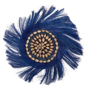 ADORNO PARED FIBRAS / CONCHAS  BATU 60x4x60 CM