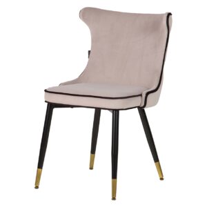 SILLA VELVET GRIS ASPEN 49x54x82 CM