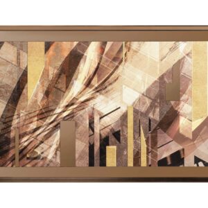 CUADRO ABSTRACTO CON MARCO PS 180x4x95 CM