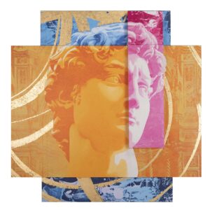 MULTICUADRO SUPERPUESTO DAVID 175x3x175 CM