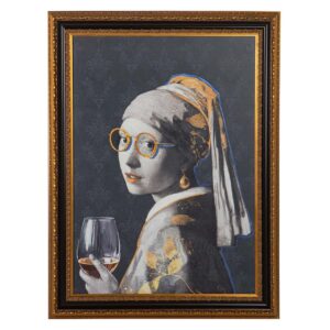 CUADRO WINE TIME CON MARCO 106x8x140 CM