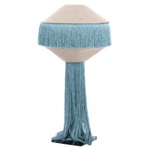 LAMPARA SOBREMESA CON FLECOS ELSINOR 31x31x61 CM