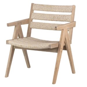 SILLA OLMO RATAN MARRON MOZAMBIQUE 66x66x84 CM