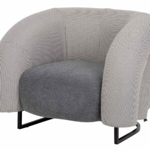 SILLON TELA GRIS HANKO 89x85x74 CM