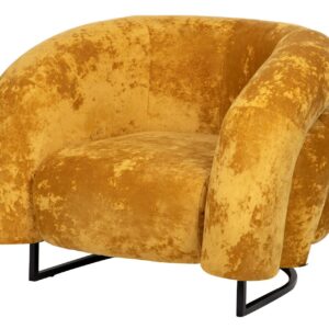 SILLON ACERO INOXIDABLE/VELVET HANKO 89x85x74 CM