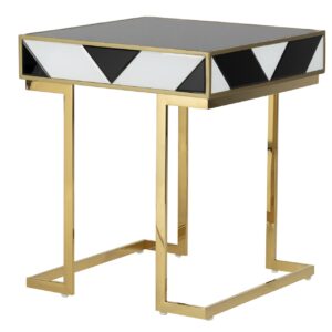 MESA AUXILIAR ESPEJO MONACO 50,8x50,8x58,5 CM