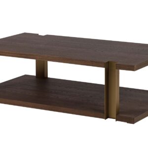 MESA CENTRO MDF ACERO INOX. NOBLESSE 130x70x38 CM