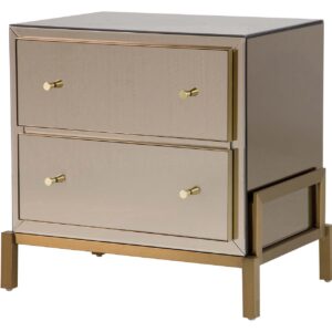 MESITA ESPEJO ACERO INOXIDABLE PRESTINE 65x45x62CM