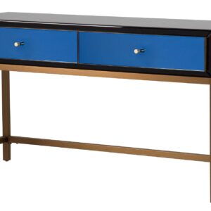 CONSOLA ESPEJO ACERO INOX. PRESTINE 140x42x73 CM