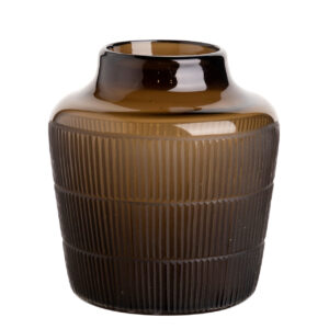 JARRON DECORACION CRISTAL 22x22x24 CM