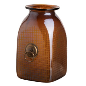 JARRON DECORACION CRISTAL 21x18x32 CM