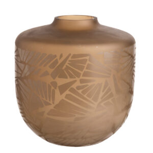 JARRON DECORACION CRISTAL 28x28x30 CM