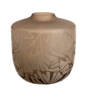 JARRON DECORACION CRISTAL 21x21x22 CM