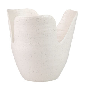 JARRON CERAMICA BEIGE IZMIR 25x25x24 CM