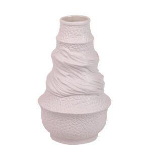 JARRON CERAMICA COLOR ROSADO PAXOS 16x7x28 CM