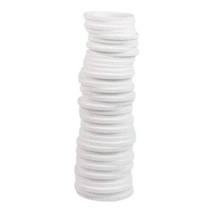 JARRON CERAMICA BLANCO SKOPELOS 15x15x48 CM