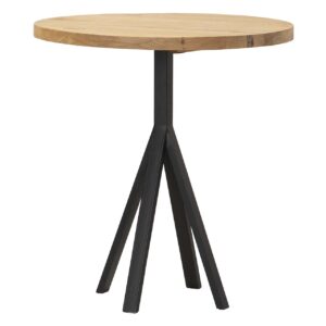 MESA COMEDOR MADERA NATURAL 70x70x75 CM