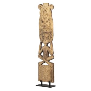 FIGURA MADERA NATURAL 45x22x213 CM