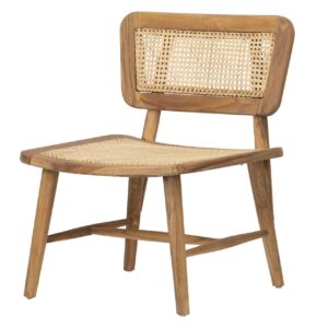 SILLA TECA NATURAL 60x64x80 CM