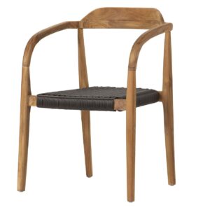 SILLA TECA NATURAL MARRON 60x60x85 CM