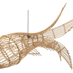 LAMPARA TECHO RATAN PEZ 180x80x80 CM