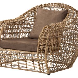 SILLON MIMBRE NATURAL 120x110x90 CM