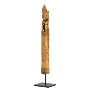 FIGURA DECORATIVA MADERA 3x3x38 CM