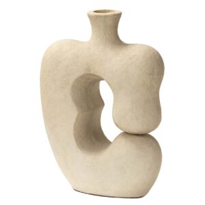 JARRON PIEDRA BLANCA 37x17x49 CM