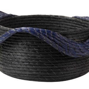 CESTO FIBRA NATURAL NEGRO 60x60x37 CM
